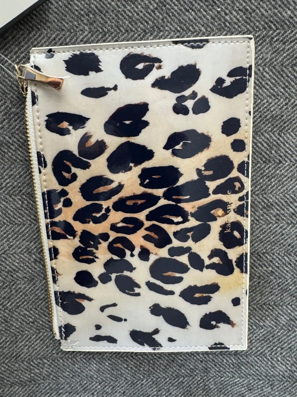 NWT, KATE SPADE, LEOPARD PRINT PENCIL HOLDER